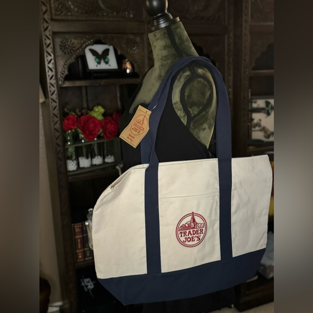 Trader Joe’s Must Have Canvas Tote Bag